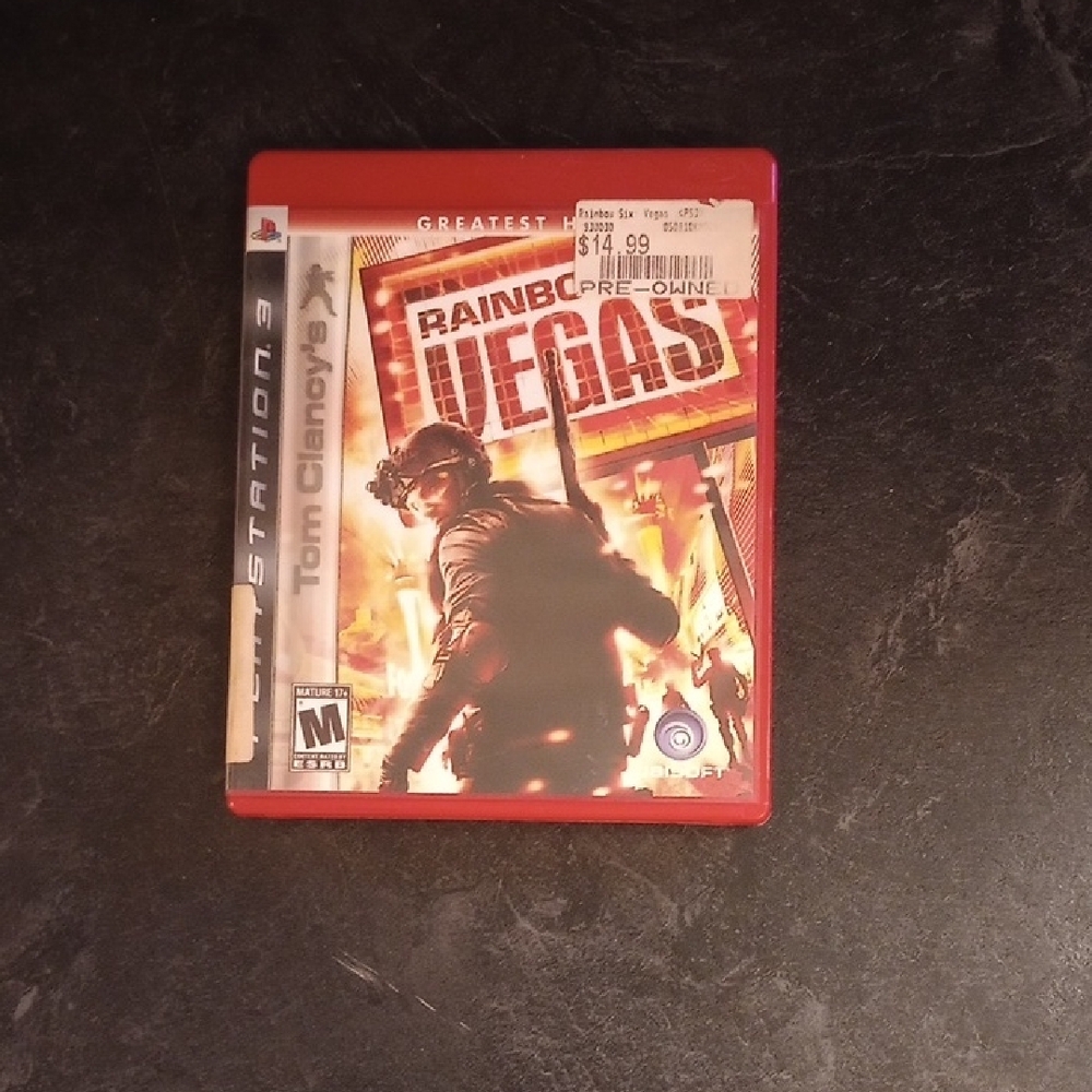 Rainbow Six Vegas for PlayStation 3 - Red Case
